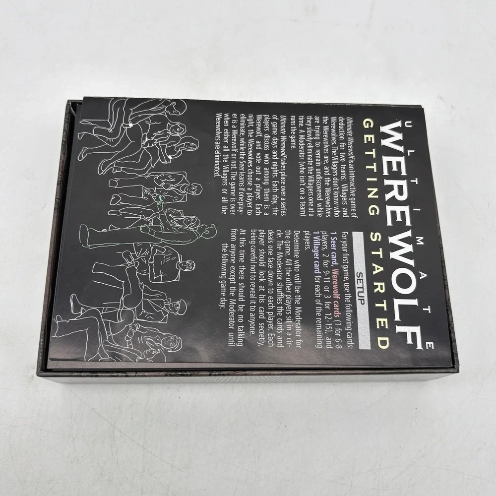 Ultimate Werewolf Deluxe Edition Bezier Games + Hunting Party Expansion COMPLETE